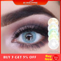 【HOT】 EYESHARE 2Pcs Color Contact Lenses For Eyes Aurora Brown Green Colored Lense Yearly Beauty Makeup Cosmetic Grayeyes Contact Lens. 
