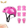 SuperRide Skating Helmet Kit Kids Skating Protective Gear Set Helmet Knee Elbow Pads Wrist Guards for Roller Skate Skateboard Bike Adjustable Durable Ideal for Cycling Scooter 7pcs/set Kids Bike Helmet. 