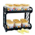 Premium Quality Plastic Kitchen Spice Rack Set. 