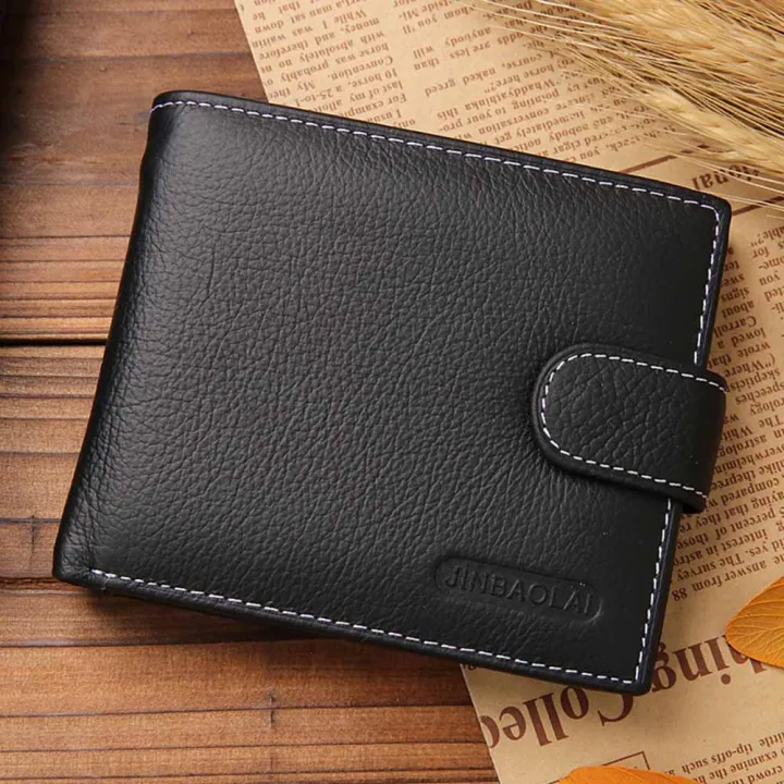 【ZIME】 Leather Men Wallets Cow Leather Solid Sample Style Zipper Purse Man Card Horders Famous Brand High Quality Male Wallet