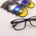 Magic Vision 5 in 1 Quick Change Magnet Lenses Frame Sunglasses. 