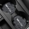 Car Slip Water Cup Mat Anti-Dirt mat Coaster Holder For BYD M6 G3 G5 T3 F3 F0 S6 S7 E5 E6 L3 tang yuan atto3 song Accessories. 