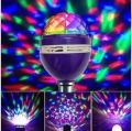 RGB Disco Light DJ Light LED 3W RGB LED Crystal Rotating Light Bulb Xmas Party DJ Disco. 