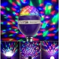 DJ Light LED 3W RGB LED Crystal Rotating Light Bulb Xmas Party DJ Disco Light. 