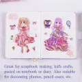 3D Girl Glitter Bubble Puffy Dress Up Sticker Gem Mesh Change Clothes Scrapbooking Craft Gift For Girl Stiker Kanak-Kanak. 