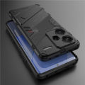 PlusCase for Xiaomi Redmi Note 13 Pro+ Plus 5G Stand Shockproof Phone Case Lens Camera Protection Armor Hard Casing. 