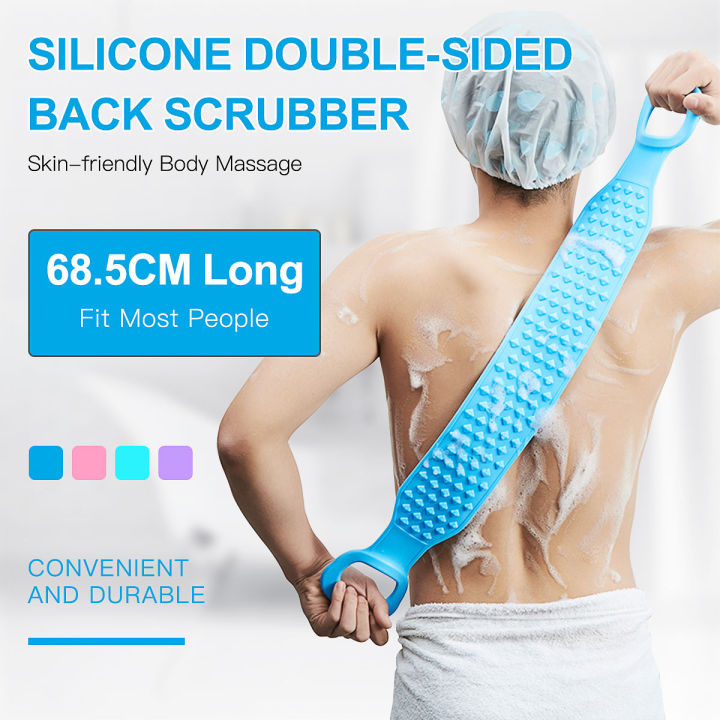 Silica%20gel%20Bath%20brush%20Towel%20two%20stop%20scrubbing%20belt%20body%20Scrub%20Silicone%20Back%20Scrubber%20for%20Shower%20Soft%20Rubbing%20Massage%20Bubble%20with%20Body%20Cleaner%20and%20Shampoo%20Massager%20-%20Image%204