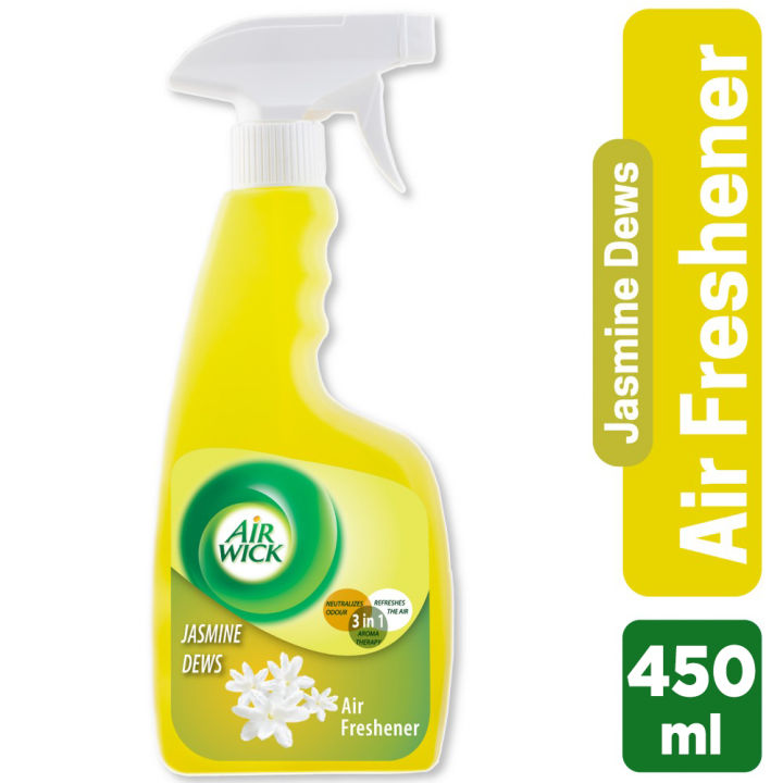 Airwick Air Freshener Spray Jasmine Dews 450ml