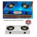 Gas Cooker Double Burner Stainless Steel (SILVER ) Cosmo Burner. 