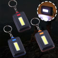 【ThinkWay】Portable keychain light led Flashlight mini torch light led tourch light powerful torchlight Camping Light Battery Powered Lamp LED Emergency Light Battery Lantern High Power Torch COB work light Keychain Flashlight. 