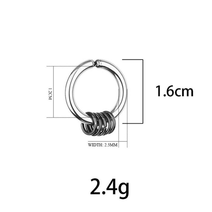 1%20Pair%20hikaw%20for%20boys%20earrings%20for%20men%20korean%20style%20Hip%20Hop%20Women%20Simple%20Stainless%20Steel%20Geometric%20Silver%20Color%20Detachable%20Round%20Without%20Holes%20Non%20Piercing%20Clip%20Earrings%20Painless%20Clip%20Fake%20Hoop%20Earrings%20Men%20Hoop%20Earrings%20-%20Image%204