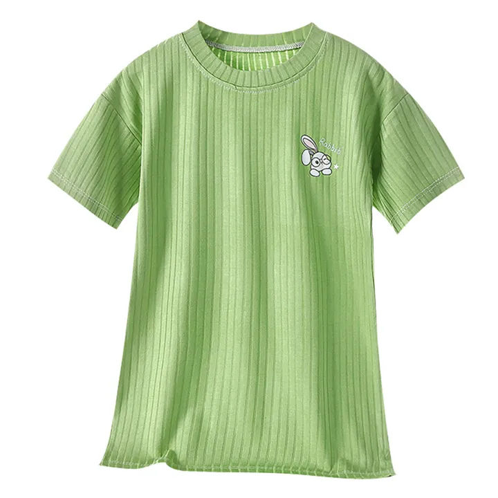 Yfashion%20Girls%20Cotton%20Nightdress%20Summer%20Short%20Sleeves%20Air-conditioning%20Casual%20Pullover%20Nightgown%20For%202-8%20Years%20Old%20Kids%20-%20Image%206