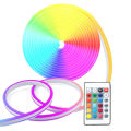 12V Neon LED Strip 5M RGB LED Strip Remote Control Flexible Strip Waterproof Neon Light. 