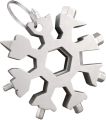 18 in 1 Snowflake Multi Tool Portable Stainless Steel Wrench Bottle Opener Pocket Snowflake Keychain Tool. 