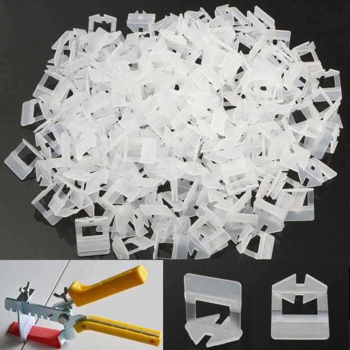 200PcsTile Leveling System Clips Spacer Plastic Tiling Tools 1.0mm