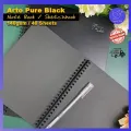 Tropical Blue Arto Hardcover Black Paper Sketch Book Wire O A4 A5 Notebook Drawing For Artists Lukisan Drawing Sketching. 