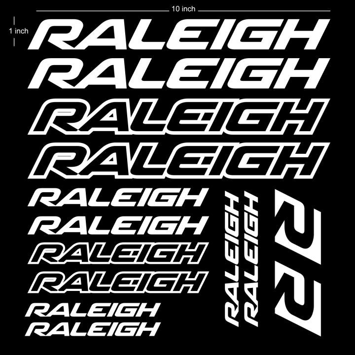 bike%20Cycle%20RALEIGH%20Mountain%20bike%20sticker%20set%2014%20Piece%20Full%20Set%20high%20quality%20pvc%20sticker%20-%20Image%202