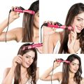 Nova 2 in 1 Hair Curler & Straightener Set Dry Straight Curl Beauty Tool For Women. 