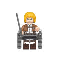 【Innovative design】Compatible with LEGO Super Large Giant Levi Ackerman Eren Yeager Building Blocks Minifigures Children's Toys. 