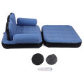 Inflatable Sofa Couch Dual Purpose Inflatable Sofa Bed Reliable Multifunction for Camping. 
