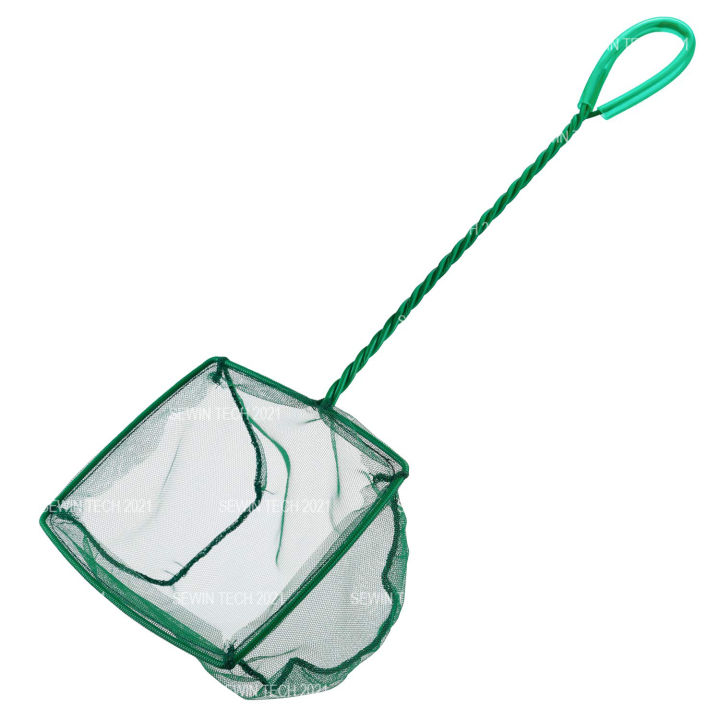 9inch Aquarium Fish Tank Square Net Mesh Shrimp Small Betta Tetra Fish Catch Net Cleaning Tools