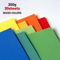 A3/A4/8K/4K 400g/230g Hard Cardboard Thick kraft Paper Student Kids Handmade Cutting Paper Kindergarten DIY Material. 