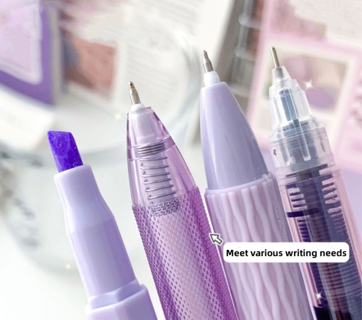 RHS%20Online%207PCS%200.5mm%20Press%20Gel%20Pen%20Black%20Ink%20Quick-Drying%20ST%20Nib%20Writing%20Smoothly%20Signature%20Student%20Pens%20Set%20-%20Image%202