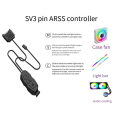 ARGB Controller Cable 5V 3 Pin RGB Controller SATA Power Supply Light Strips Controller Cable Light Strips Controller Cable. 