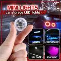 One-button Portable Self-adhesive Home Car Led Touch-sensor Light Home Outdoor Night Light Mini Small Portable Light Night-Blue. 