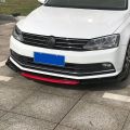 Red Line Front Bumper Lip Spoiler Splitter Diffuser Body Kit Guards Universal Fit Car Accessories. 