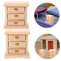 2pcs Nightstands Night Stand Furniture Bed Table Decor Miniature Cabinet Night Table Cabinet Props Wood Cupboard Easy Install Easy to Use. 