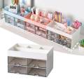 Desktop Stationery Organizer Container Study Accessories Makeup Box Pen Holder Drawer for Countertop Home Bedroom Student Kids. 