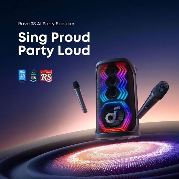 Anker Soundcore Rave 3S Wireless Karaoke Party Speaker