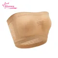 Muses Mall Women Crop Top Solid Color Anti Exposure Crop Top Bra. 