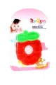 Baby Fruit Teething Toys - BPA Free Silicone Toy - Cute, Easy to Hold, Soft and Highly Effective Teether - Unique Teethers Best for 0-6 6-12 Months Boy or Girl Gifts. 
