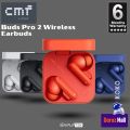 CMF by Nothing Buds Pro 2 Wireless Earbuds 6 HD Mics ,ChatGPT Integration and 360° Cinematic sound with ANC. 