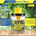 Outdoor Hanging Fly Trap Bottles Reusable Fly Killer Trap Fruit Bee Fly Trap Killer Non-Toxic And Non-Hazardous B-1-17-800 L. 