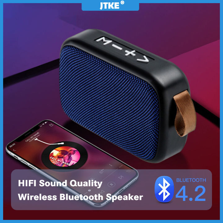 Tablepro T5 Portable Wireless Bluetooth Speaker Sound 3D Stereo Music Surround External Speaker Support FM TF Card Music Player