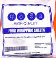 500 Pcs 1KG High Quality Lunch Sheet Pack 16 x 16 Inch Food packing sheet. 