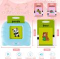 English Card Reader Early Education device Double Sided Cards Machine Preschool learning teaching tools toys. 