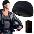 Boldfit Helmet Skull Caps for Men Bike Polycotton Head Caps for Men Hair Inner Helmet Cover Cap for Bikers Sweat Cooling Skull Cap for Cycling, Running Helmet Cap for Men - Black Pack of 1  (FROM INDIA) SAM. 