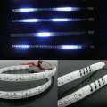 【ZOSR】2PCS 30CM 32 LED Prcatical Neon Strip Light Knight Rider Flash Strobe Scanner Fashion DIY Car Decor. 