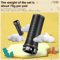 WEST BIKING Children's Bicycle Rubber Grip Alloy Lock Anti Slip Rubber Bicycle Grip Double Aluminum Lock Bicycle Grip. 