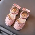 Girls' shoes summer new little girl baby princess children's Baotou soft-soled crystal style girls' sandals. 