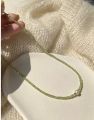 new style Peridot necklace peridot beaded necklaceChoker Beaded Necklace，Pearl Beaded Necklace，Natural Peridot Necklace. 
