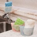 Kitchen Cutlery Drainge Drying Shelf Multifunction Toiletry Makeup Box Strong Bearing Organizer Removable Faucet Item Rack Snap-on Sink Storage Basket. 