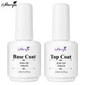 Monja 15Ml Nail Art Uv Gel Base Varnish Top Coat Led Lamp Light Cure Drying Soak Off Reinforce Salon Home Diy Manicure Design Tools Devices White Bottle. 