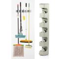 Rack Mop and Broom Holder Wall Housekeeper Wall Mounted Mop Organizer Holder Brush Broom Hanger Garden Tool Garage Organizer. 