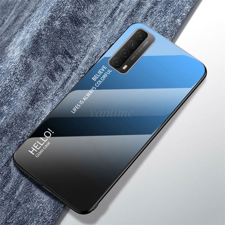 Vantime%20for%20Huawei%20Y7a%20Case%20Gradient%20Phone%20Back%20Hard%20Glass%20Cover%20-%20Image%206