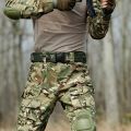 Tom's Hug g2 g3 Frog Suit Knee Pads Military Tactical Elbow Support Paintball Airsoft Kneepad Interpolated Knee Protector Set. 